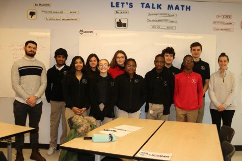 The University High School’s very own Math Team with Math coaches, Mr. Dunn and Ms. Grayeb.