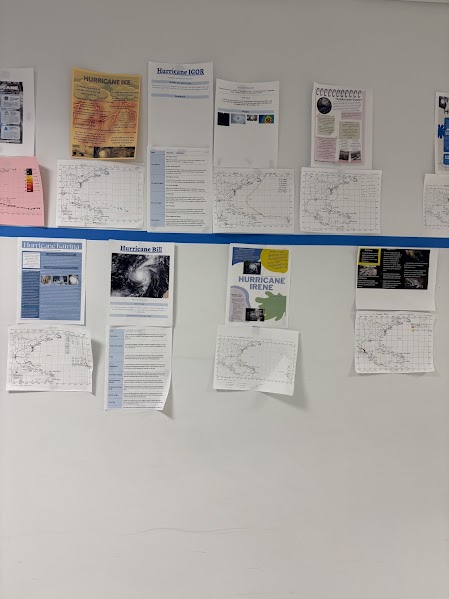 Students have been learning about how hurricanes form, and how severe they can be.