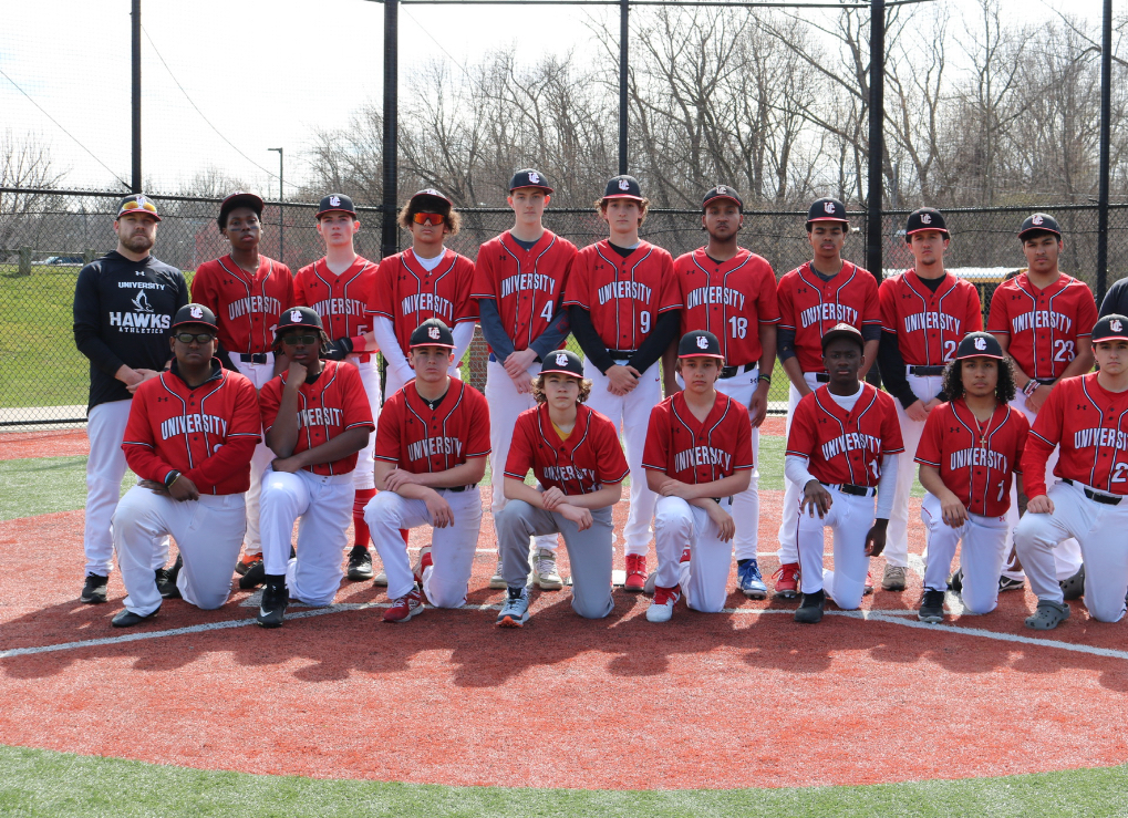 Last year's baseball team pictured at the Annie Fisher field. 