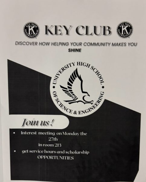 UHSSE Welcomes Key Club: A New Chapter of Community Service and Volunteering